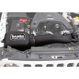 Jeep Wrangler Performance Air Intake - Banks Power - Ram-Air System + Big-Ass Dry Filter - `18-`25